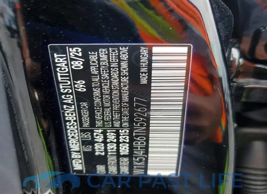 W1K5J4HB6TN592677# 12
