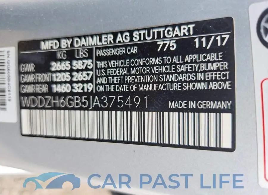 WDDZH6GB5JA375491# 13