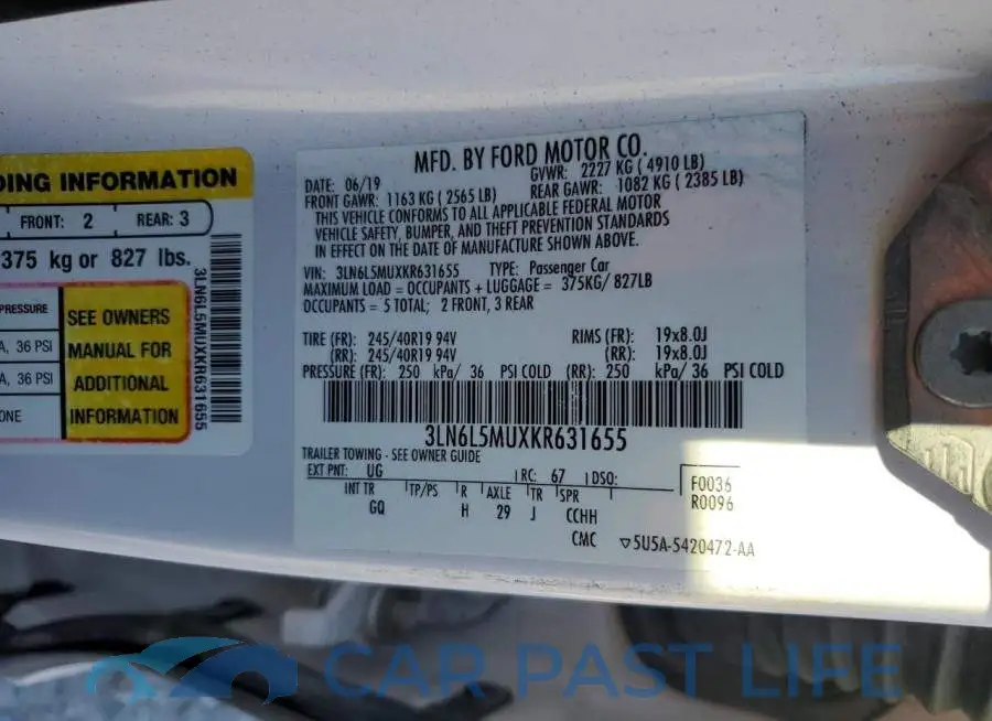 3LN6L5MUXKR631655# 12