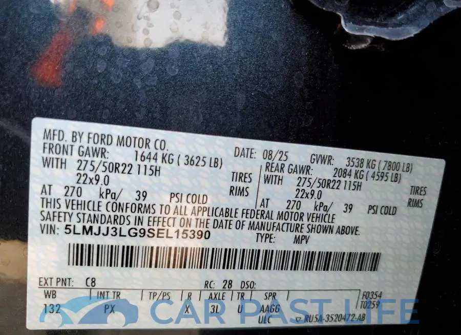 5LMJJ3LG9SEL15390# 13