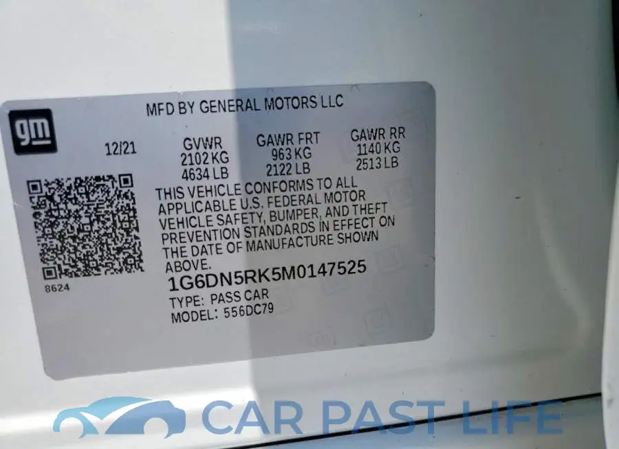 1G6DN5RK5M0147525# 12
