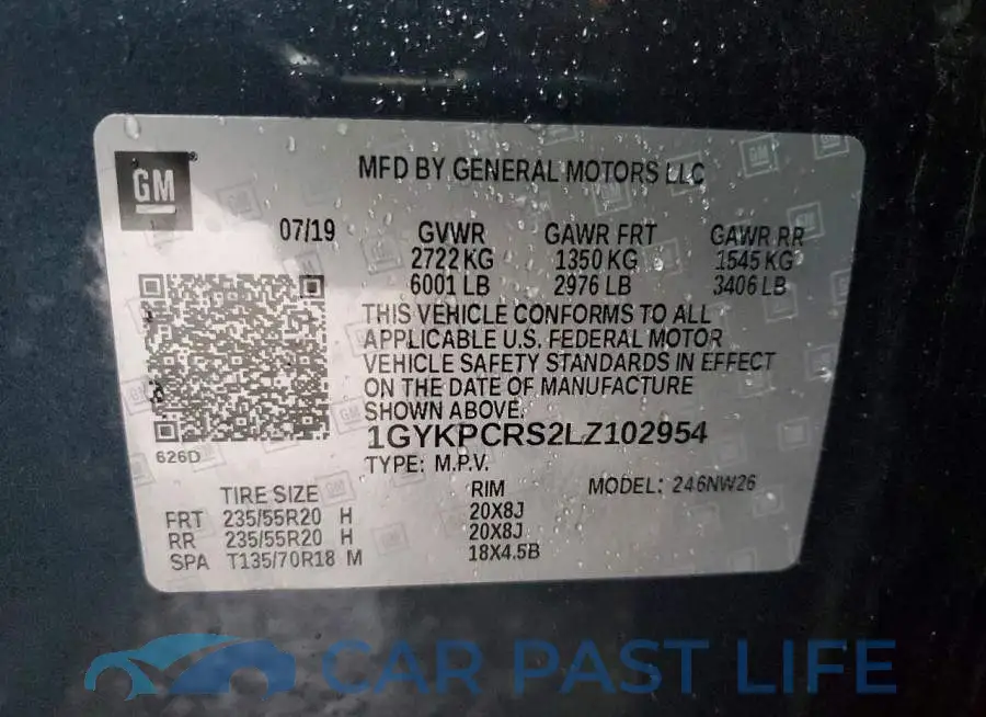 1GYKPCRS2LZ102954# 13