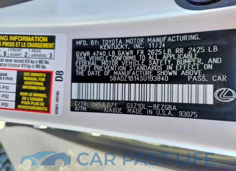 58ADZ1B14SU193840# 12