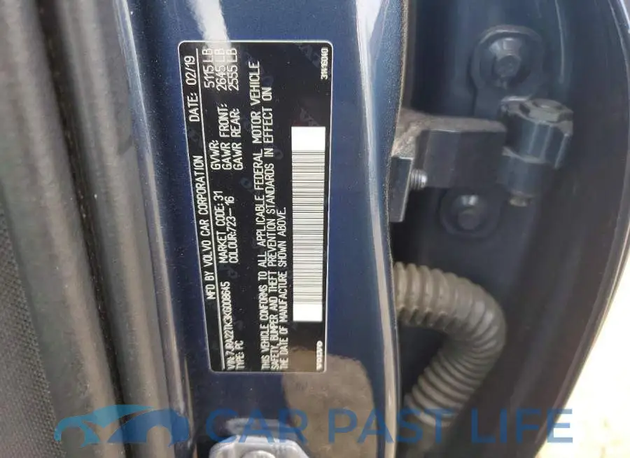 7JRA22TK3KG008645# 12