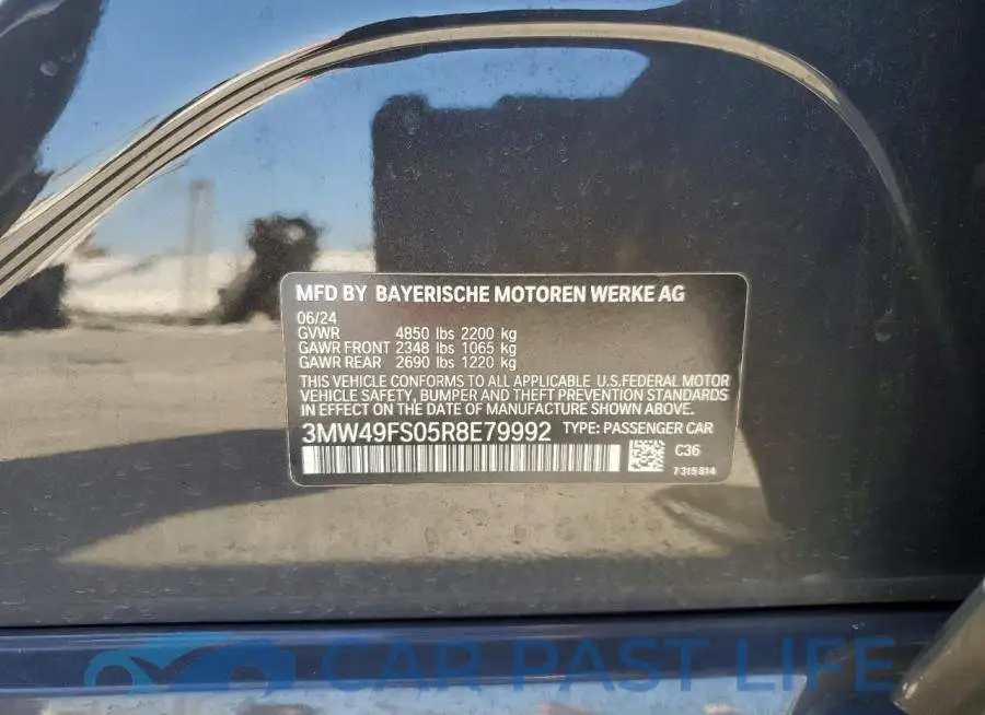 3MW49FS05R8E79992# 12
