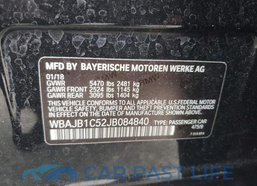 WBAJB1C52JB084840# 12