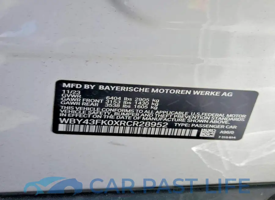 WBY43FK0XRCR28952# 13