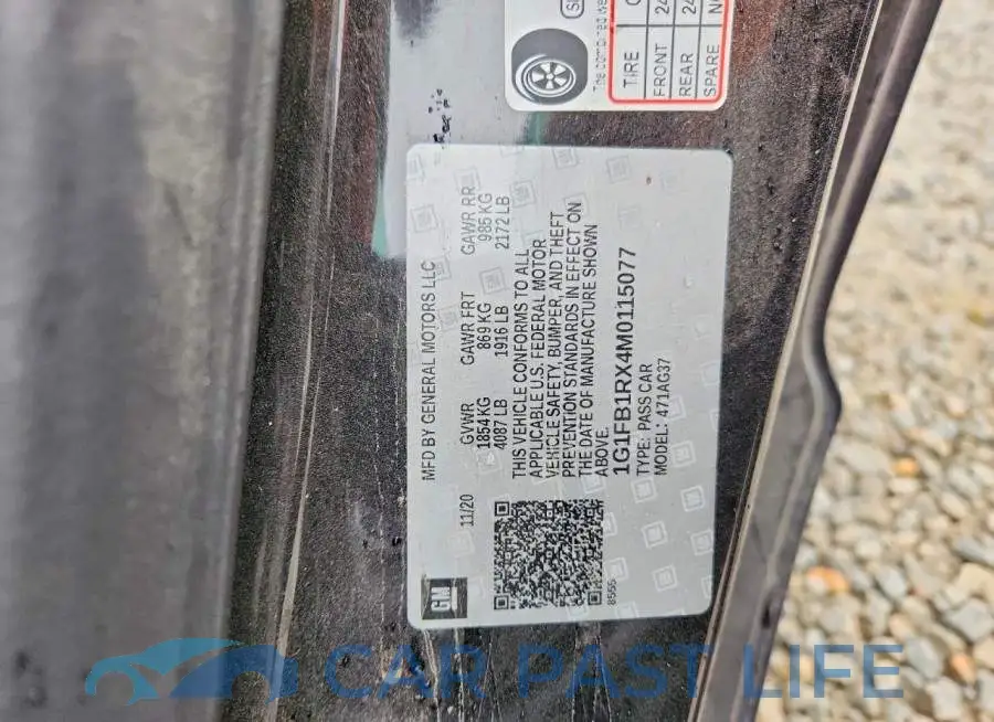 1G1FB1RX4M0115077# 12