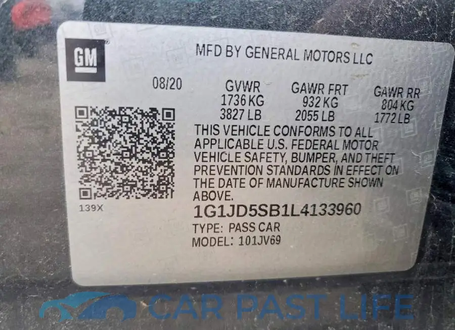 1G1JD5SB1L4133960# 12