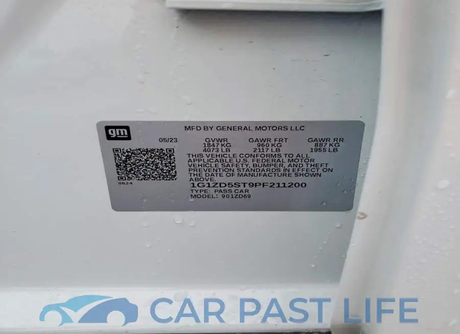 1G1ZD5ST9PF211200# 12