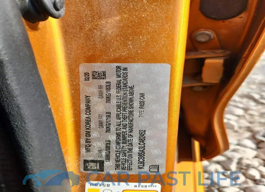 KL8CB6SA3LC462452# 13