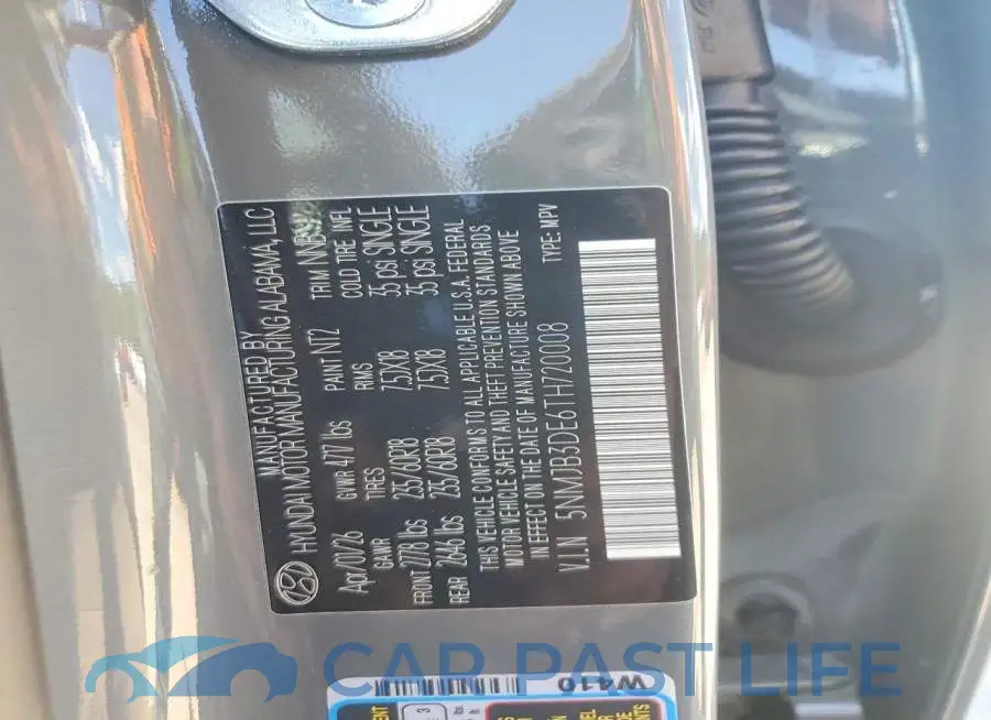 5NMJB3DE6TH720008# 13