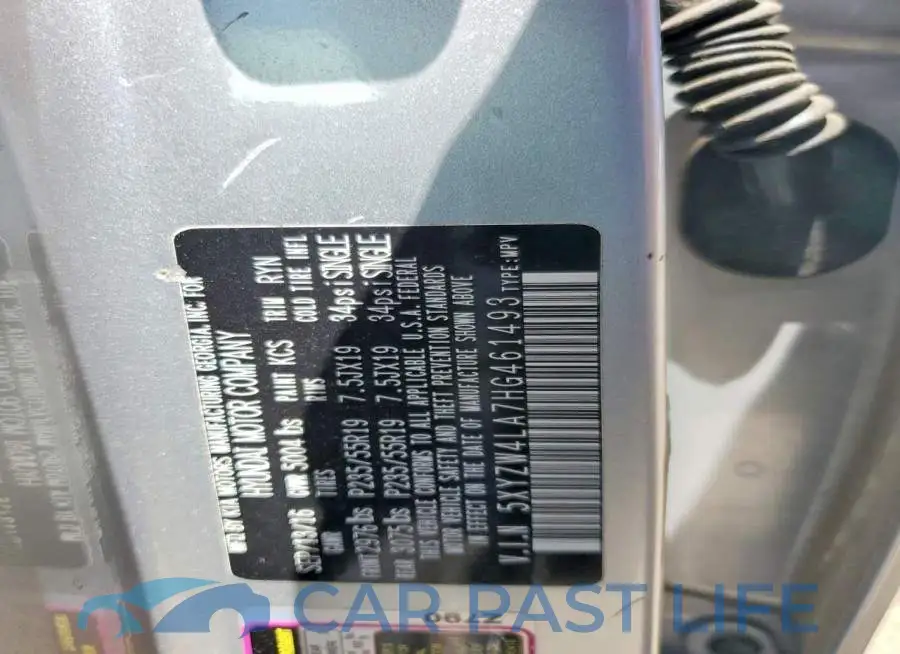 5XYZW4LA7HG461493# 13