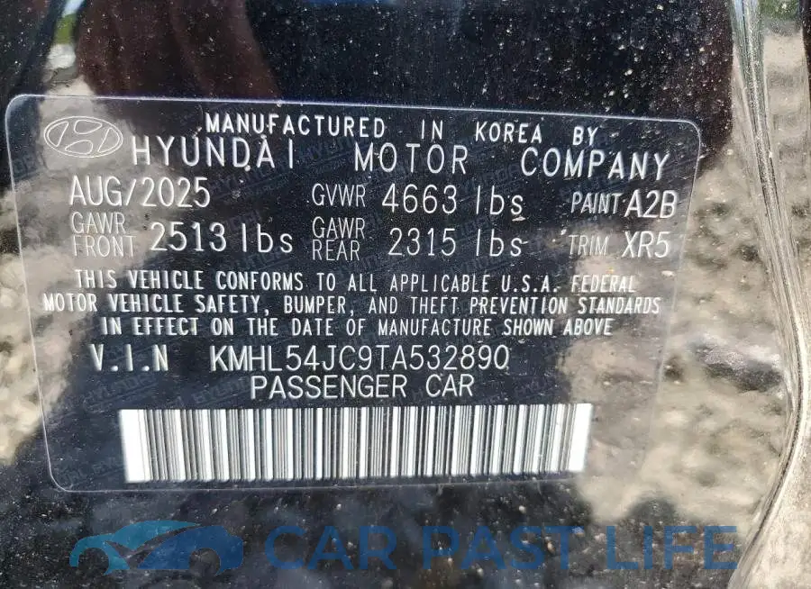 KMHL54JC9TA532890# 13