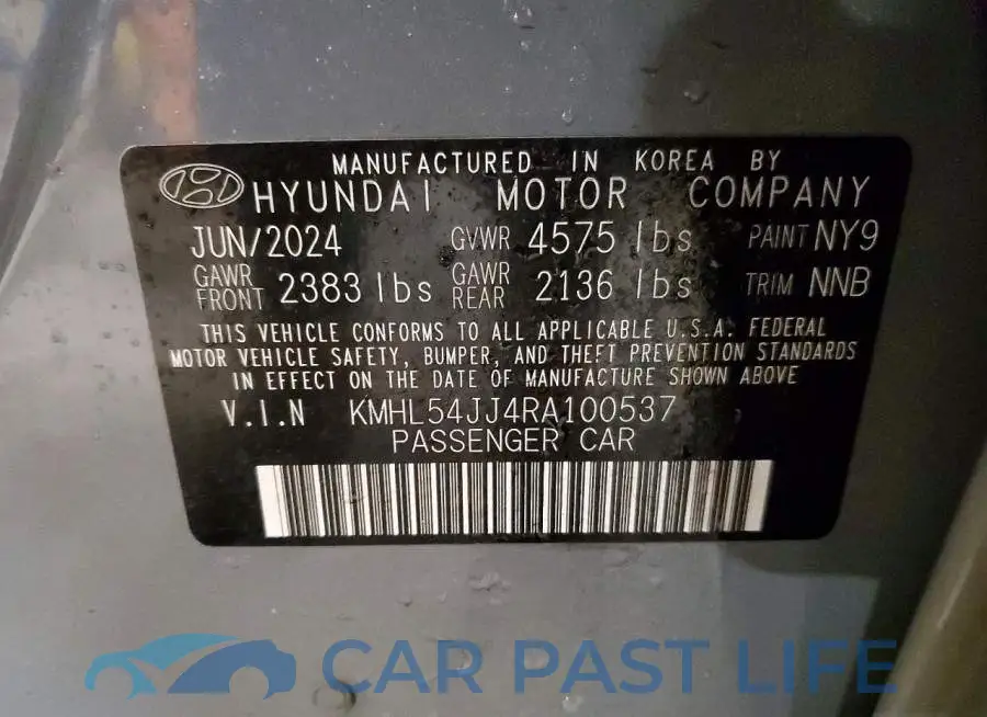 KMHL54JJ4RA100537# 13