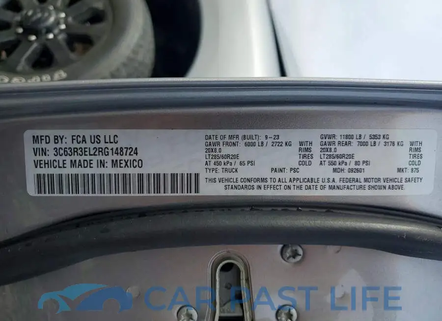 3C63R3EL2RG148724# 12