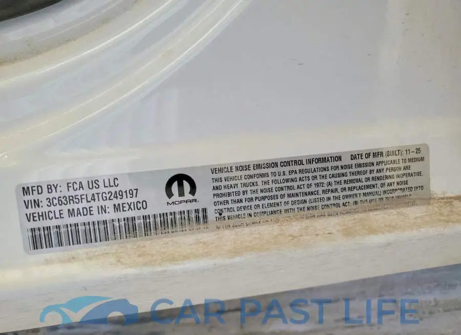 3C63R5FL4TG249197# 12