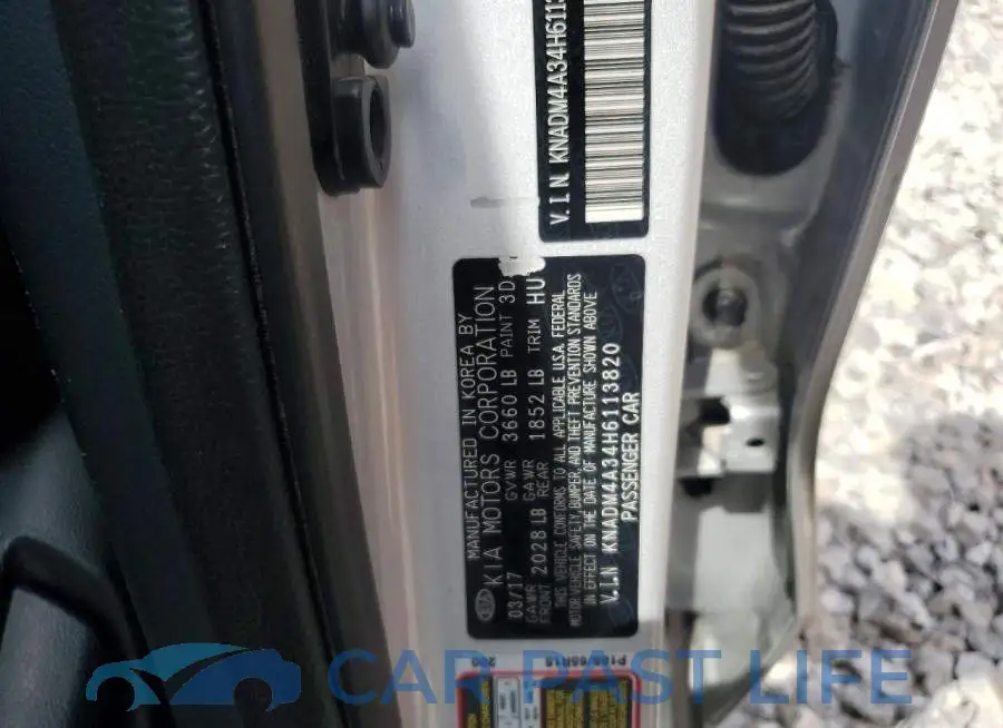 KNADM4A34H6113820# 13