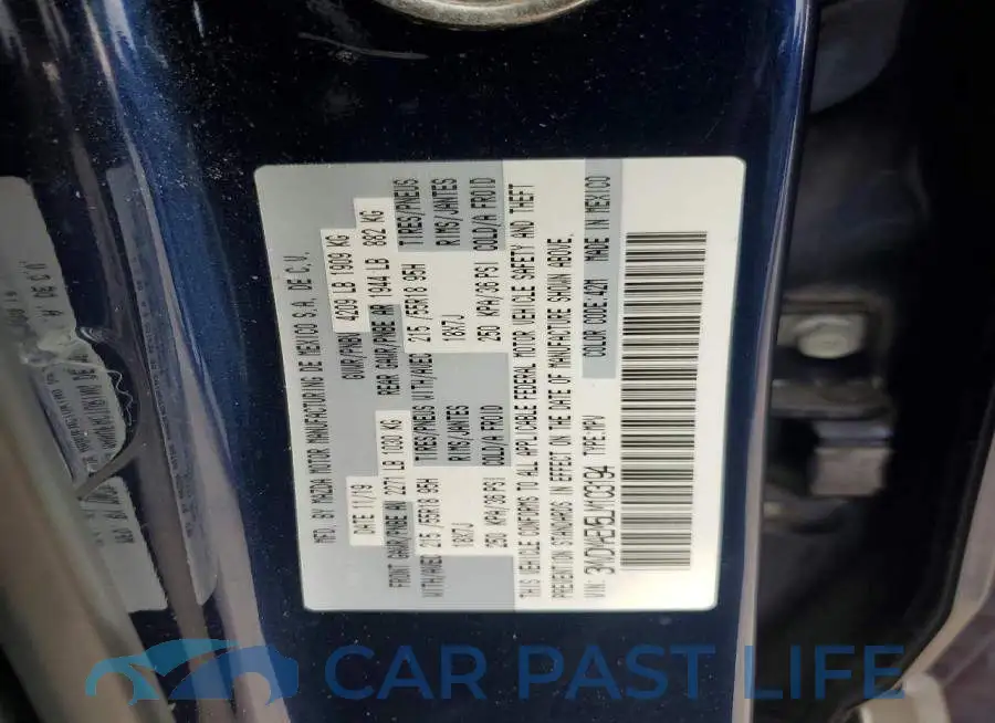 3MVDMAEM5LM103194# 13