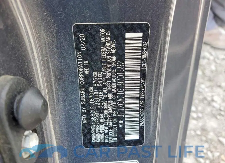 JF1ZCAC16L9701592# 12