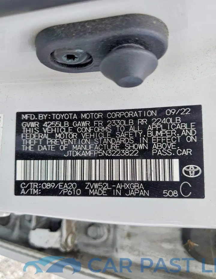 JTDKAMFP5N3223822# 13