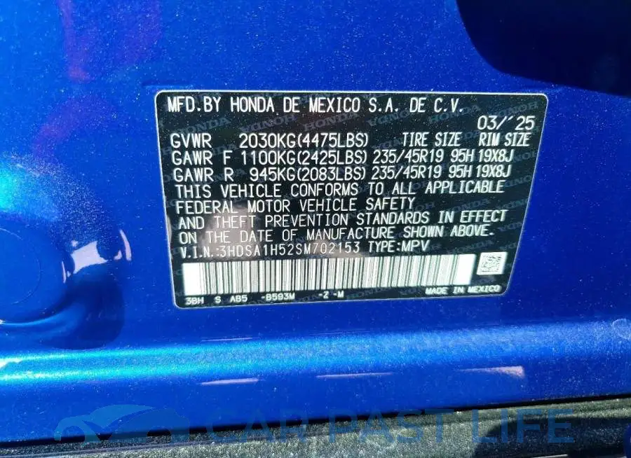 3HDSA1H52SM702153# 14