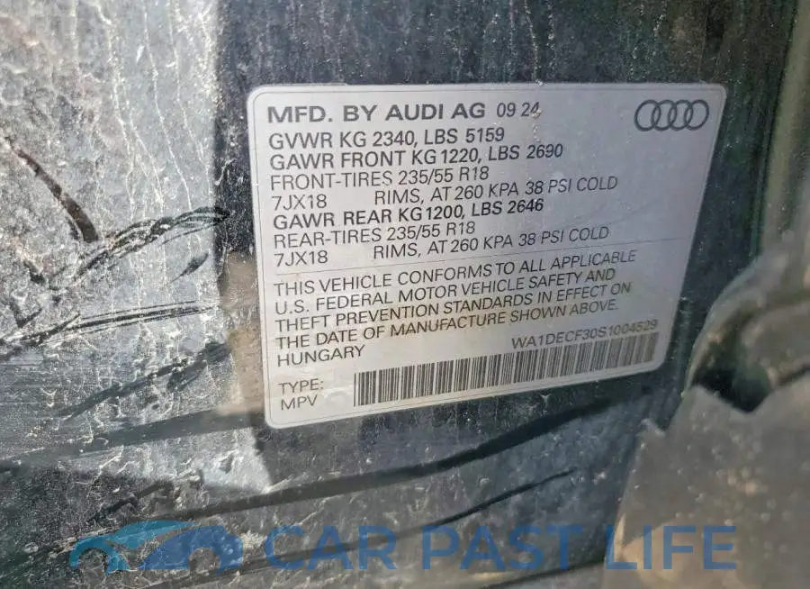 WA1DECF30S1004529# 13