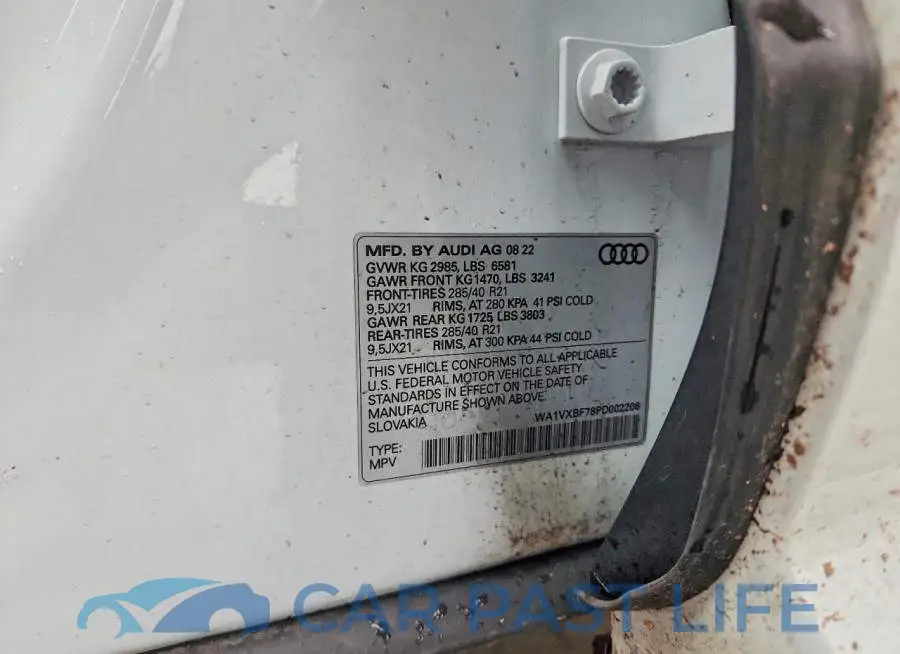 WA1VXBF78PD002206# 12