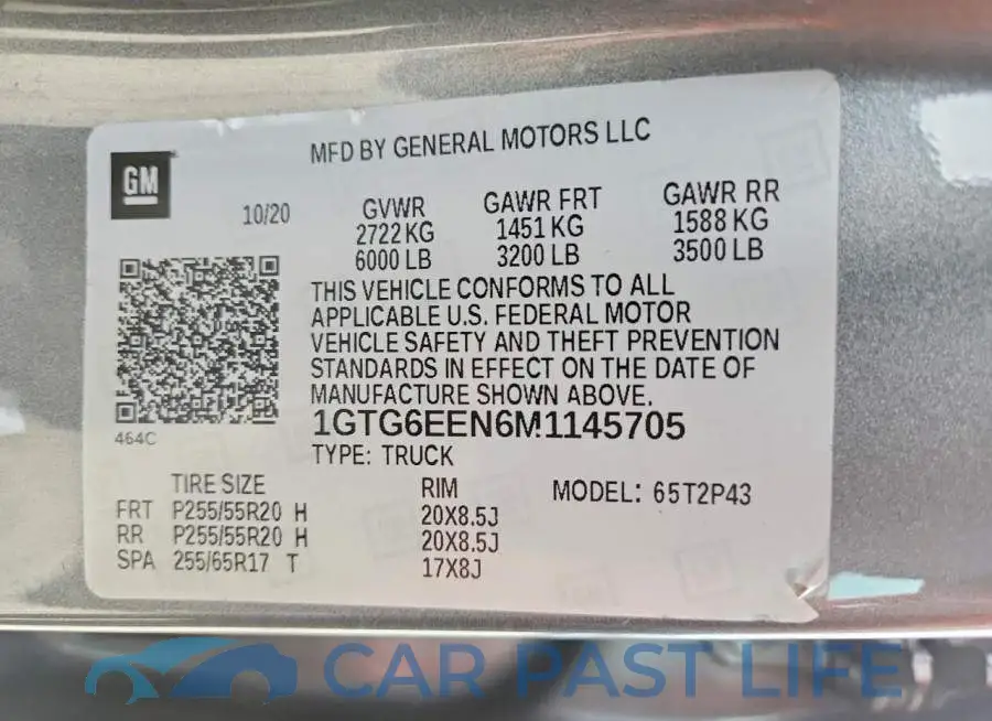 1GTG6EEN6M1145705# 12