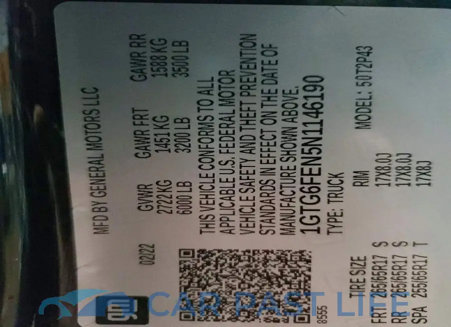 1GTG6FEN5N1146190# 12