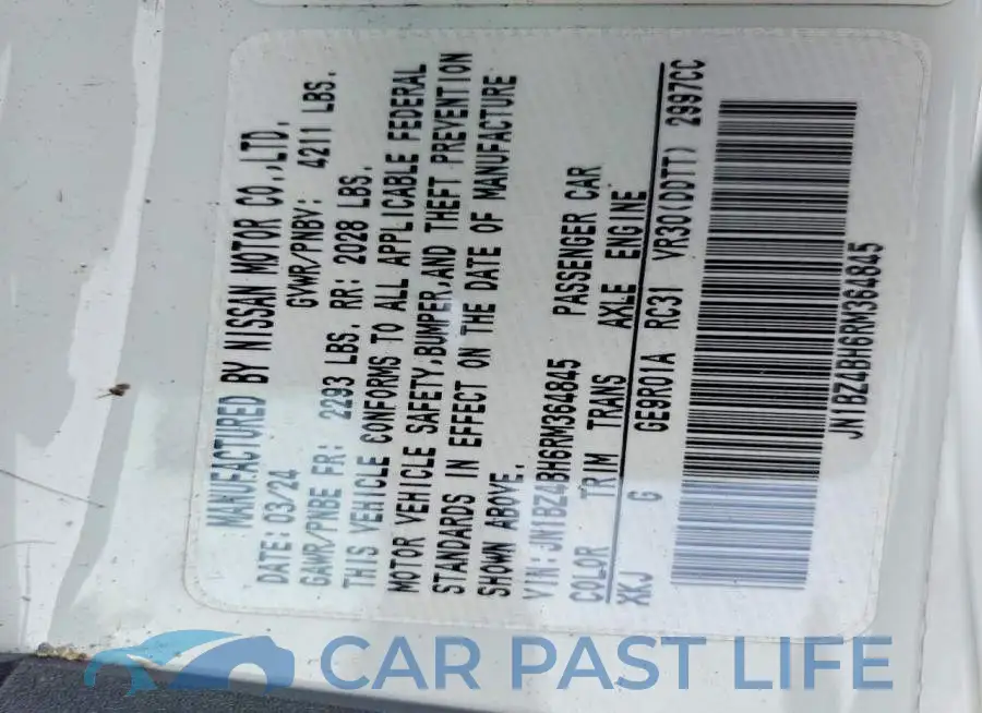 JN1BZ4BH6RM364845# 12