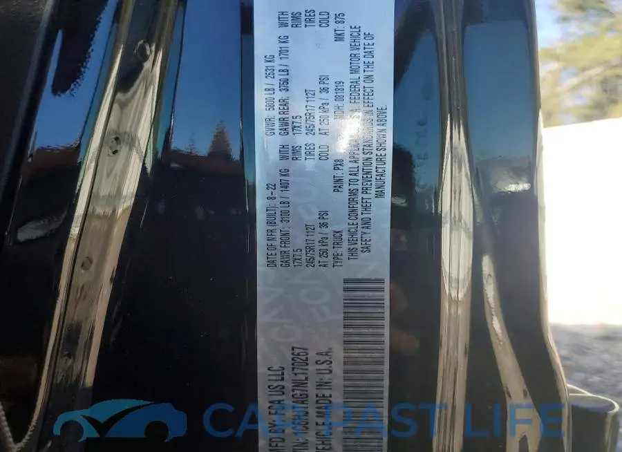 1C6HJTAG7NL170267# 13