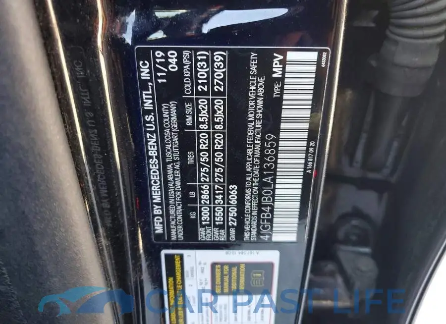 4JGFB4JB0LA136859# 13