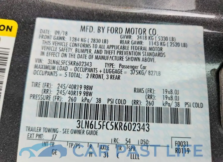 3LN6L5FC5KR602343# 13