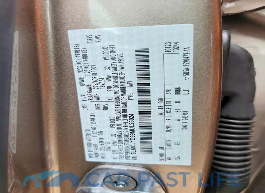 5LMCJ1D99MUL26024# 13