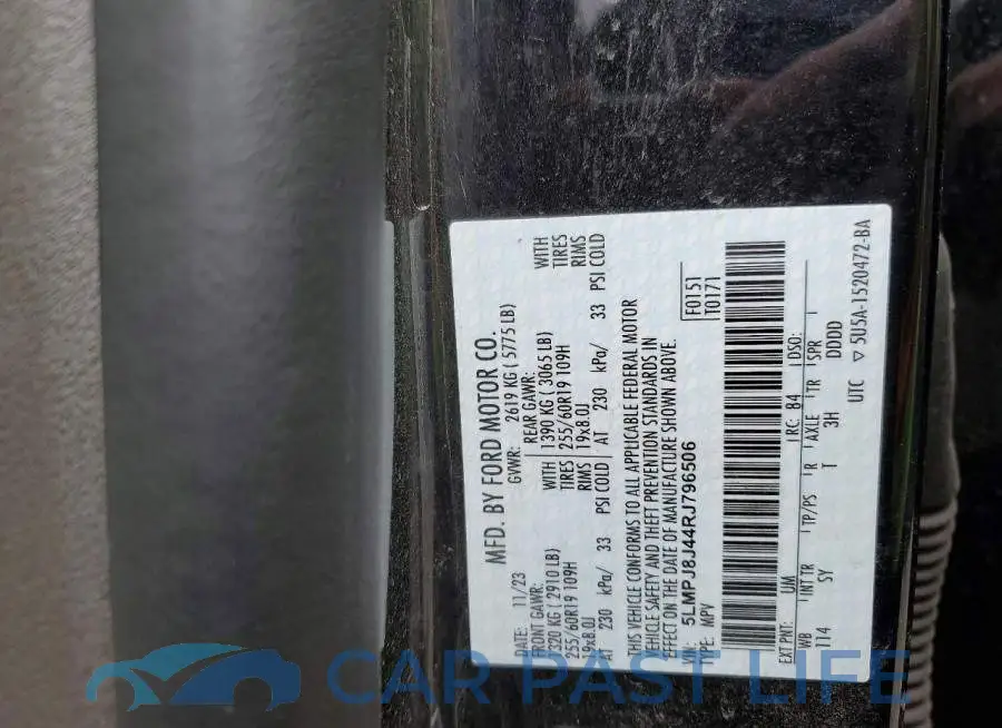 5LMPJ8J44RJ796506# 13