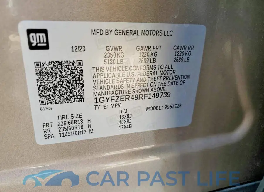 1GYFZER49RF149739# 13