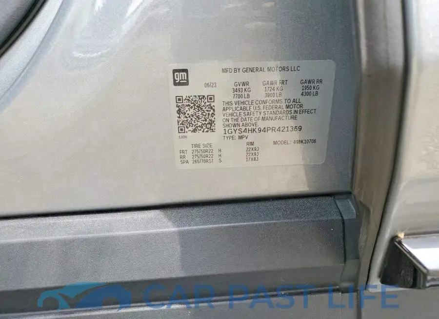 1GYS4HK94PR421369# 13