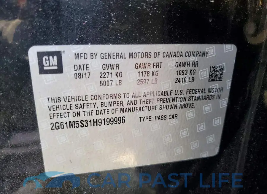 2G61M5S31H9199996# 12