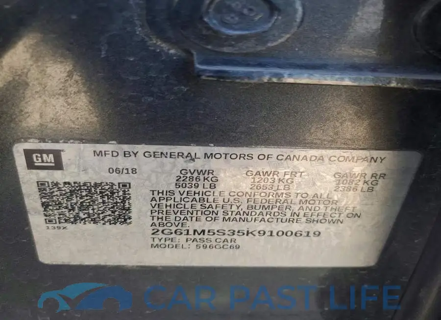 2G61M5S35K9100619# 12