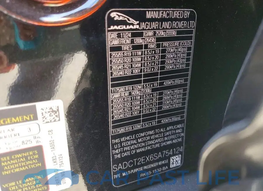SADCT2EX6SA754124# 14