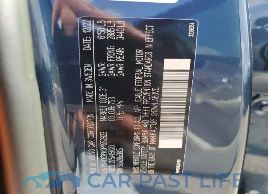 YV4062PK9P1952823# 14