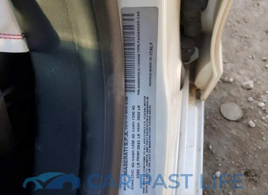 ZAM56YRL9L1354030# 12