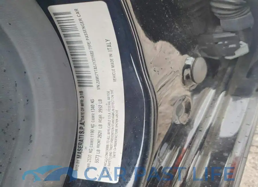 ZAM57YTA5J1301682# 12