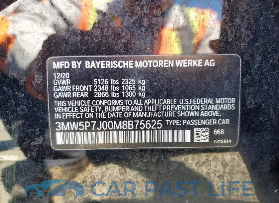 3MW5P7J00M8B75625# 13