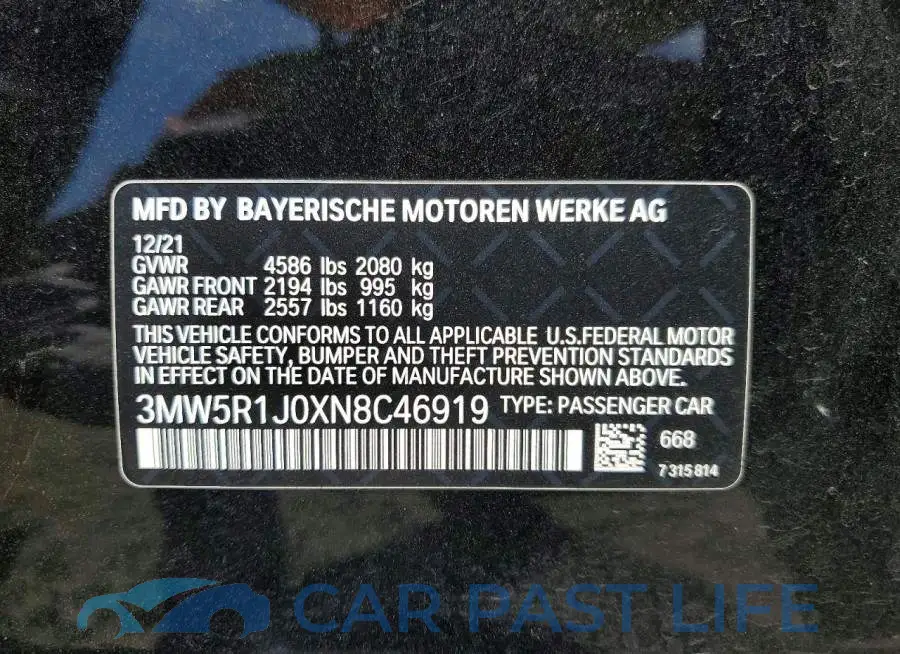 3MW5R1J0XN8C46919# 13