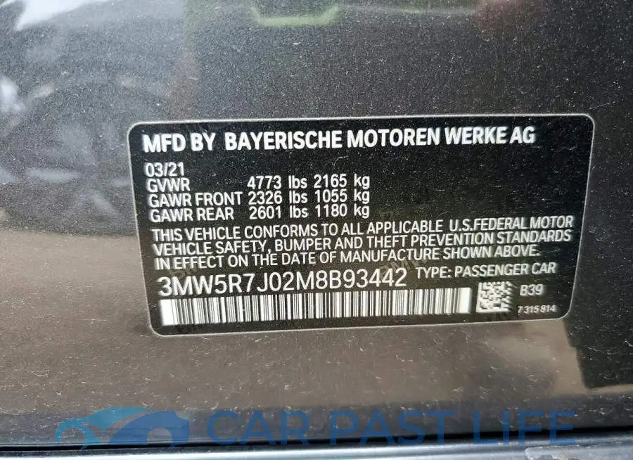 3MW5R7J02M8B93442# 12
