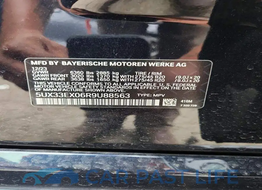 5UX33EX06R9U88563# 13
