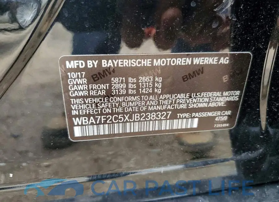 WBA7F2C5XJB238327# 12
