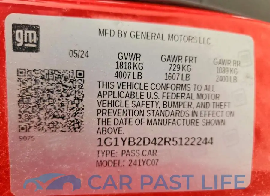 1G1YB2D42R5122244# 12